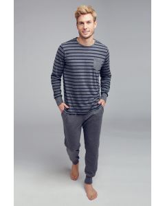 Jockey® Cotton Nautical Stripe Full Knit Pyjama