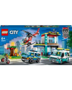 LEGO® City Police 60371 - Hauptquartier der Rettungsfahrzeuge