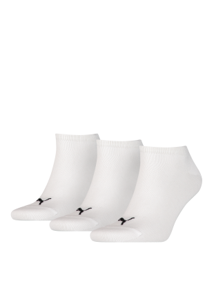 PUMA Unisex Plain Sneaker - Trainer Socken 3er-Pack