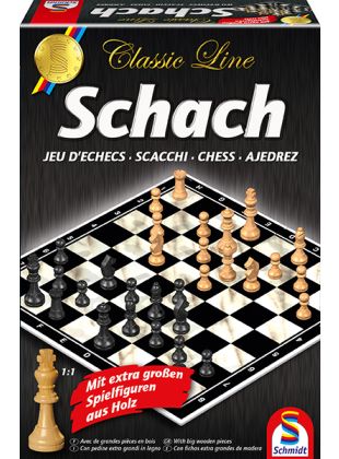 Schmidt 49082 - Classic Line, Schach, mit extra großen Spielfigure