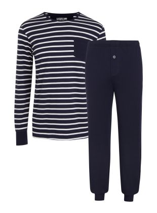 Jockey® Cotton Nautical Stripe Full Knit Pyjama