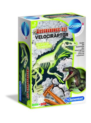 Clementoni – Ausgrabungs-Set Velociraptor