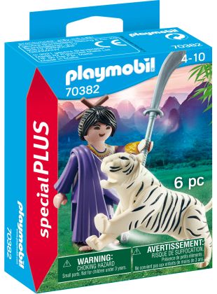 PLAYMOBIL® Special Plus 70382 - Asiakämpferin mit Tiger
