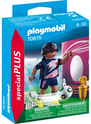 PLAYMOBIL® Special Plus 70875 - Fußballerin mit Torwand