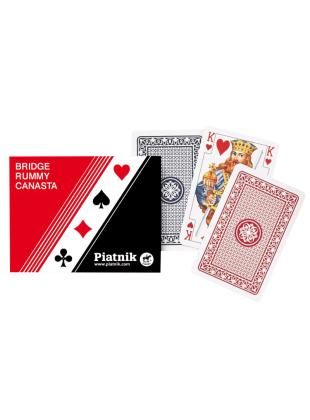Piatnik 219733 - Standard ROMMÉ Spielkarten