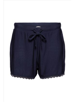 Esprit Pyjama-Shorts mit Spitze, LENZING™ ECOVERO™