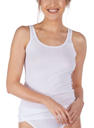 Huber Damen Unterhemd "Hautnah Cotton 2 Pack Extra Fine"