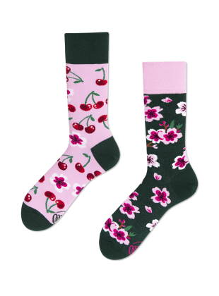 Many Mornings Unisex Socken - Cherry Blossom
