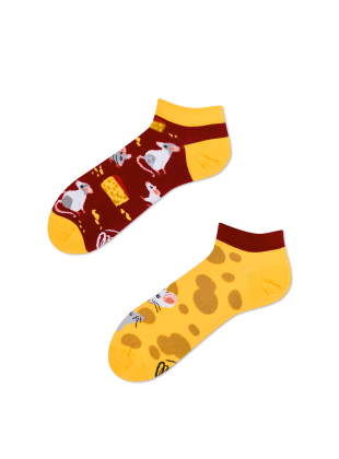 Many Mornings Unisex Socken - Mouse And Cheese Low