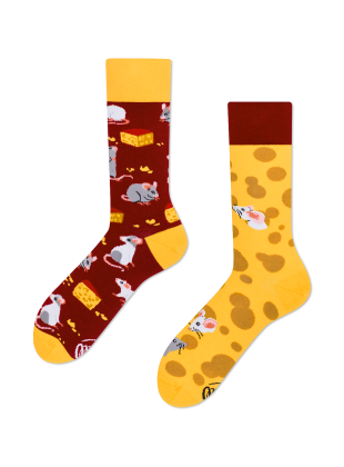 Many Mornings Unisex Socken - Mouse And Cheese