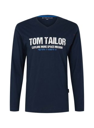 Tom Tailor Hr. Shirt, 1/1 A., V-A.
