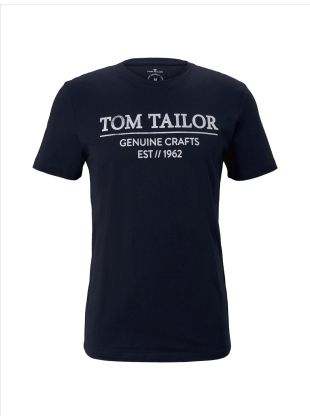 Tom Tailor Hr. T-Shirt mit Bio-Baumwolle